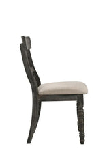 Leventis - Linen Weathered Side Chair (Set of 2) - Light Brown - Furniture Home Direct