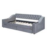 Upholstered Daybed With Storage Armrests And USB Port - Furniture Home Direct