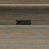 Bowman - Flip Up Desk - Distressed Gray - Furniture Home Direct