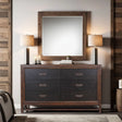 Branson - 6 Drawer Dresser, Two Tone - Brown - Furniture Home Direct