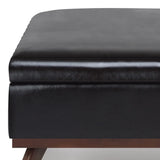 Owen - Multifunctional Square Coffee Table Storage Ottoman - Furniture Home Direct