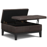 Dover - Multifunctional Lift Top Coffee Table Storage Ottoman - Furniture Home Direct
