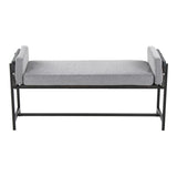 Kari - Farmhouse Luxe Design Bench - Furniture Home Direct