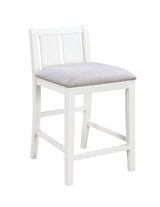 Graham - 20" Upholstered Seat Counter Height Chair (Set of 2) - Furniture Home Direct