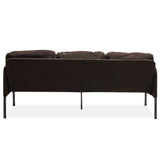 Modern L Shaped 3 Seater Sofa With Ottoman, Upholstered Couch For Small Spaces - Furniture Home Direct