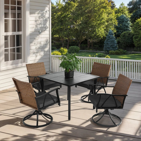 5 Piece Patio Dining Set - Furniture Home Direct