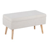 Versatile Storage Contemporary Bench - Furniture Home Direct