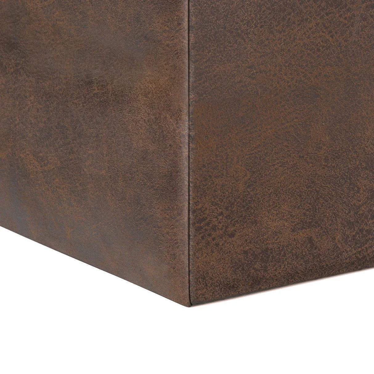 Rockwood - Upholstered Cube Storage Ottoman With Tray - Furniture Home Direct