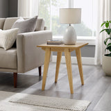 Japandi - Minimal Solid Wood Side Table - Furniture Home Direct