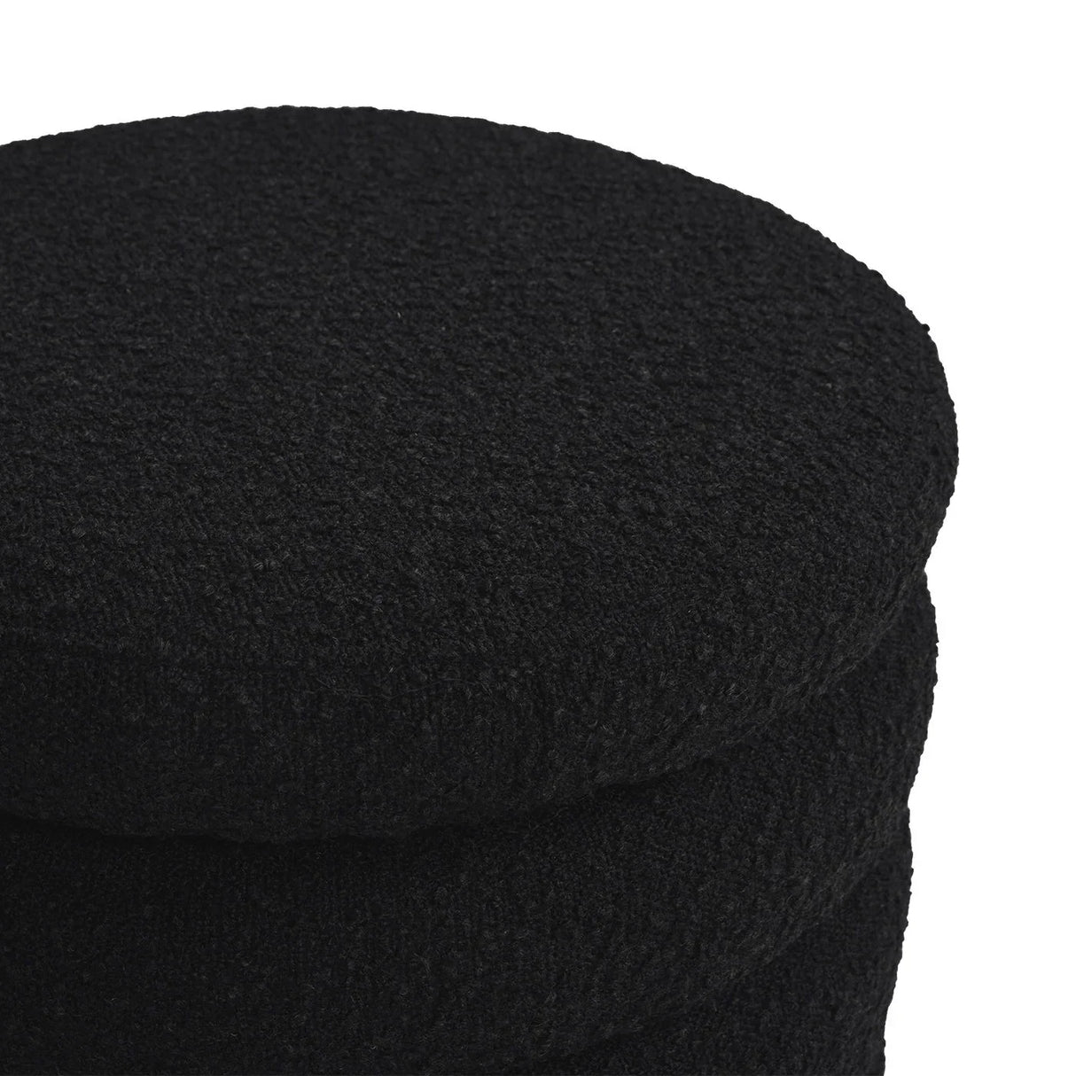 Fuji - Oversized Round Storage Ottoman - Furniture Home Direct