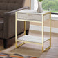 Accent Side Table, Storage Drawer, Spacious Tabletop - Furniture Home Direct