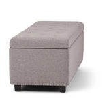 Hamilton - Upholstered Storage Ottoman - Furniture Home Direct