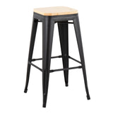 Oregon - Contemporary Barstool (Set of 2) - Furniture Home Direct