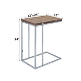 Danson - Weathered Accent Table - Oak - Furniture Home Direct