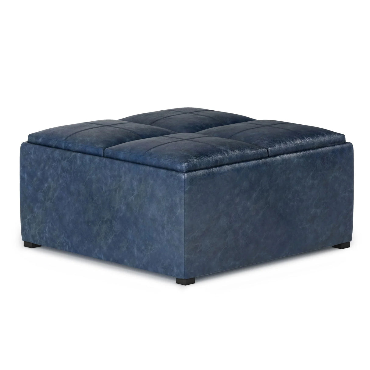 Avalon - Square Coffee Table, Storage Ottoman - Furniture Home Direct