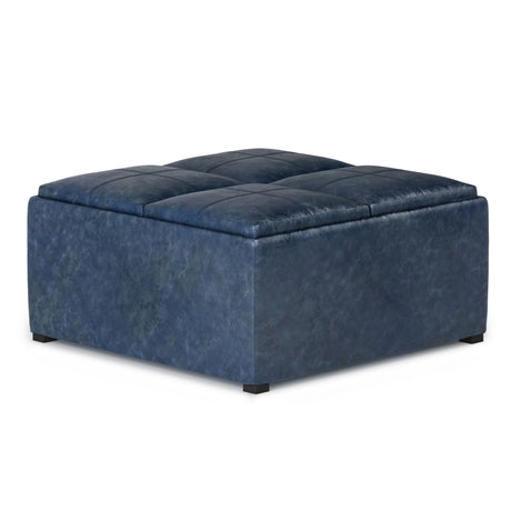 Avalon - Square Coffee Table, Storage Ottoman - Furniture Home Direct