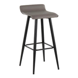Ale - Contemporary Fixed Height Bar Stool (Set of 2) - Furniture Home Direct