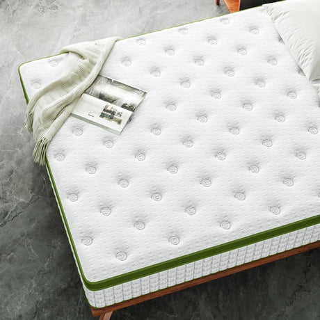 12" Hybrid Mattress With Gel Memory Foam & Pocket Springs - Furniture Home Direct