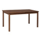 Contemporary Slat Top Acacia Wood Outdoor Dining Table - Furniture Home Direct