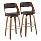 Cecina - Mid-Century Modern Barstool With Swivel (Set of 2) - Furniture Home Direct