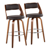 Cecina - Mid-Century Modern Barstool With Swivel (Set of 2) - Furniture Home Direct