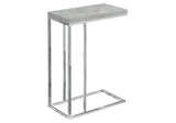 Accent Table, C - Shaped, Tempered Glass, Stylish Design Contemporary & Modern - Furniture Home Direct