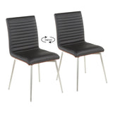 Mason - Contemporary Dining Chair (Set of 2) With Swivel - Furniture Home Direct