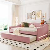 Upholstered Daybed With Light And Trundle - Furniture Home Direct