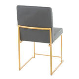 Fuji - Contemporary Stylish Frame, High Back Dining Chair (Set of 2) - Furniture Home Direct