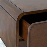 Alexa - Mid-Century Modern Style Night Stand - Brown - Furniture Home Direct