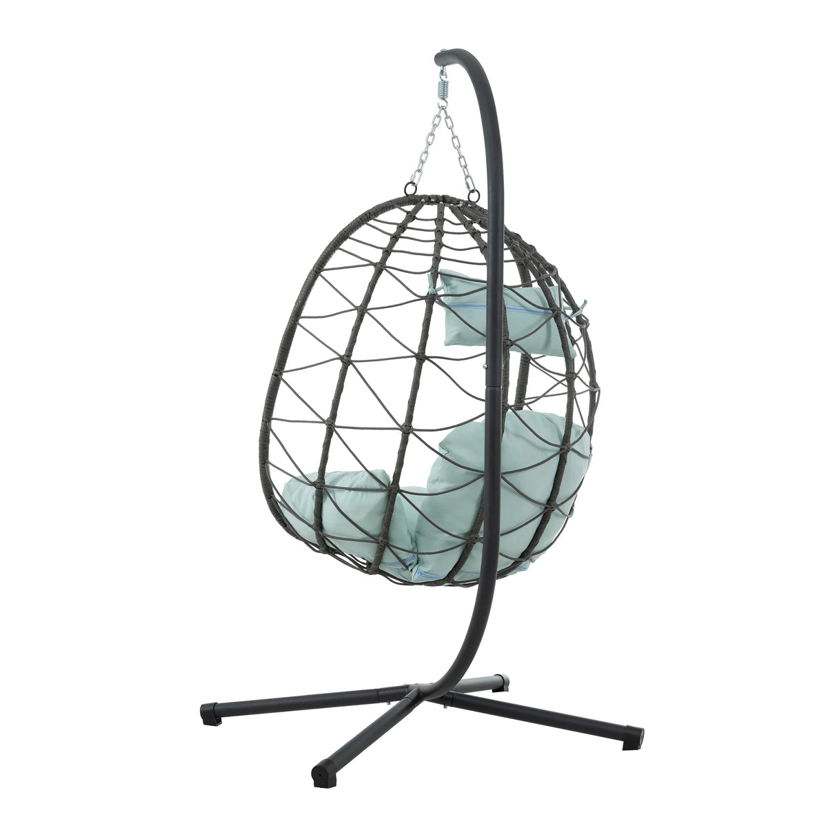 Egg Chair with Stand - Foam Green - Furniture Home Direct