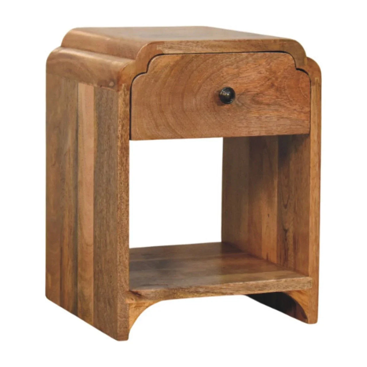 Newton - Mini Nightstand With A Drawer And Open Shelf - Furniture Home Direct