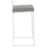 Fuji - Simple Elegance, Contemporary Stackable Counter Stool - Furniture Home Direct