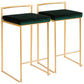 Fuji - Contemporary / Glam Design Counter Stool (Set of 2) - Furniture Home Direct