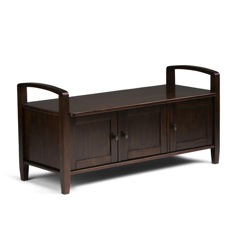 Warm Shaker - Handcrafted Entryway Storage Bench - Furniture Home Direct