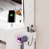Vanity Table With LED Mirror And Built In Storage White - Furniture Home Direct