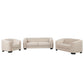 Upholstered 3 Piece Sofa Set With Legs - Furniture Home Direct
