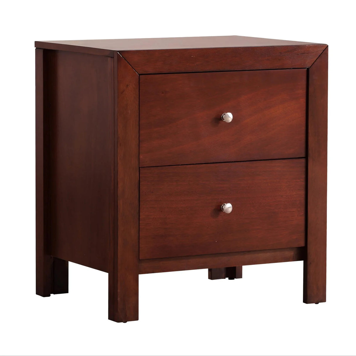 Charming Nightstand With Drawers - Furniture Home Direct