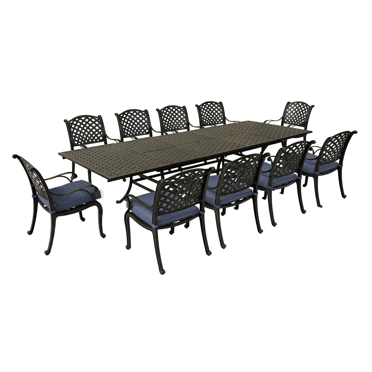 Rectangular Dining Set With Cushions - Furniture Home Direct