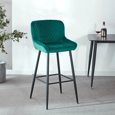 Ergonomic Counter Height Bar Stool (Set of 2) - Furniture Home Direct