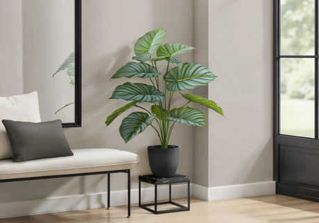 24" Tall, Artificial Plant, Calathea, Indoor, Faux, Fake, Table, Greenery, Potted, Real Touch, Decorative - Green / Black - Furniture Home Direct