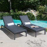 Chaise Lounge - Dark Gray - Furniture Home Direct