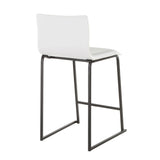 Mara - Upholstered Contemporary Counter Stool (Set of 2) - Furniture Home Direct