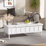 Lift Top Coffee Table With 2 Drawers With Hidden Storage Compartment For Living Room - Furniture Home Direct