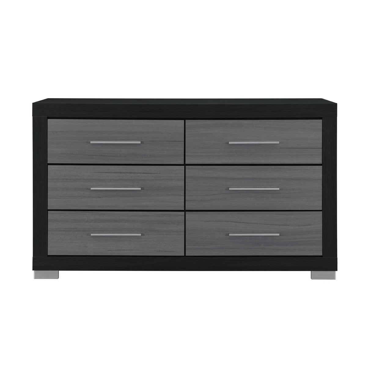 Elsa - 2 Toned And Dresser With Bar Handle And Construction - Furniture Home Direct