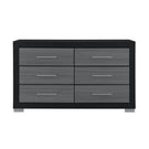 Elsa - 2 Toned And Dresser With Bar Handle And Construction - Furniture Home Direct