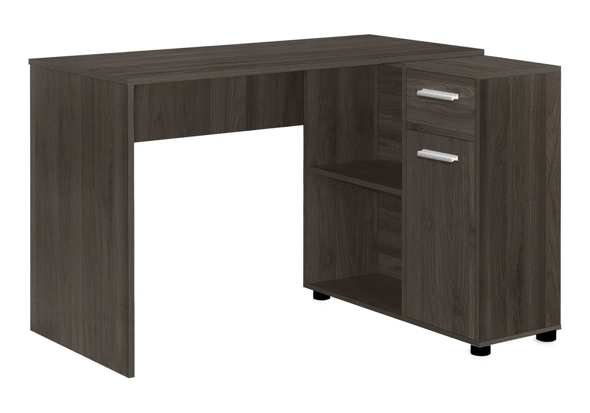 Computer Desk, Home Office, Corner, Storage Drawers, L Shape, Contemporary & Modern - Furniture Home Direct