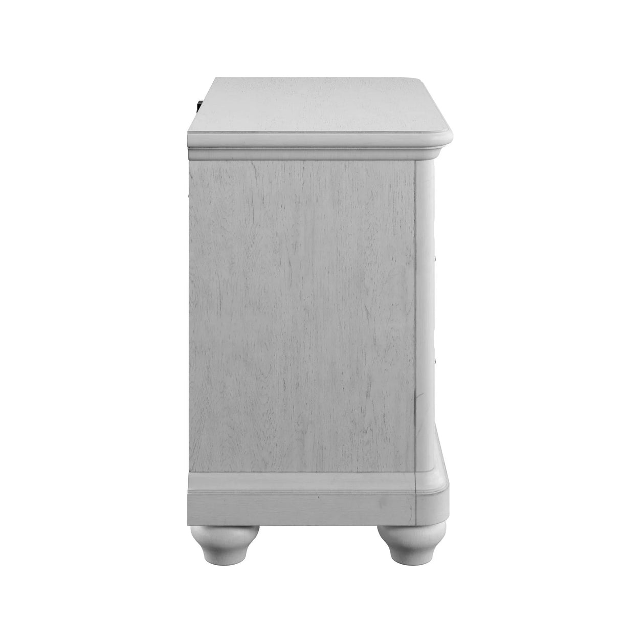 Mariano - 3 Drawer Nightstand With USB - Gray - Furniture Home Direct