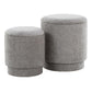 Marla - Upholste Contemporary Ottoman Set - Furniture Home Direct