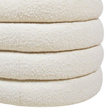 Fuji - Upholstered Oval Storage Bench - Furniture Home Direct